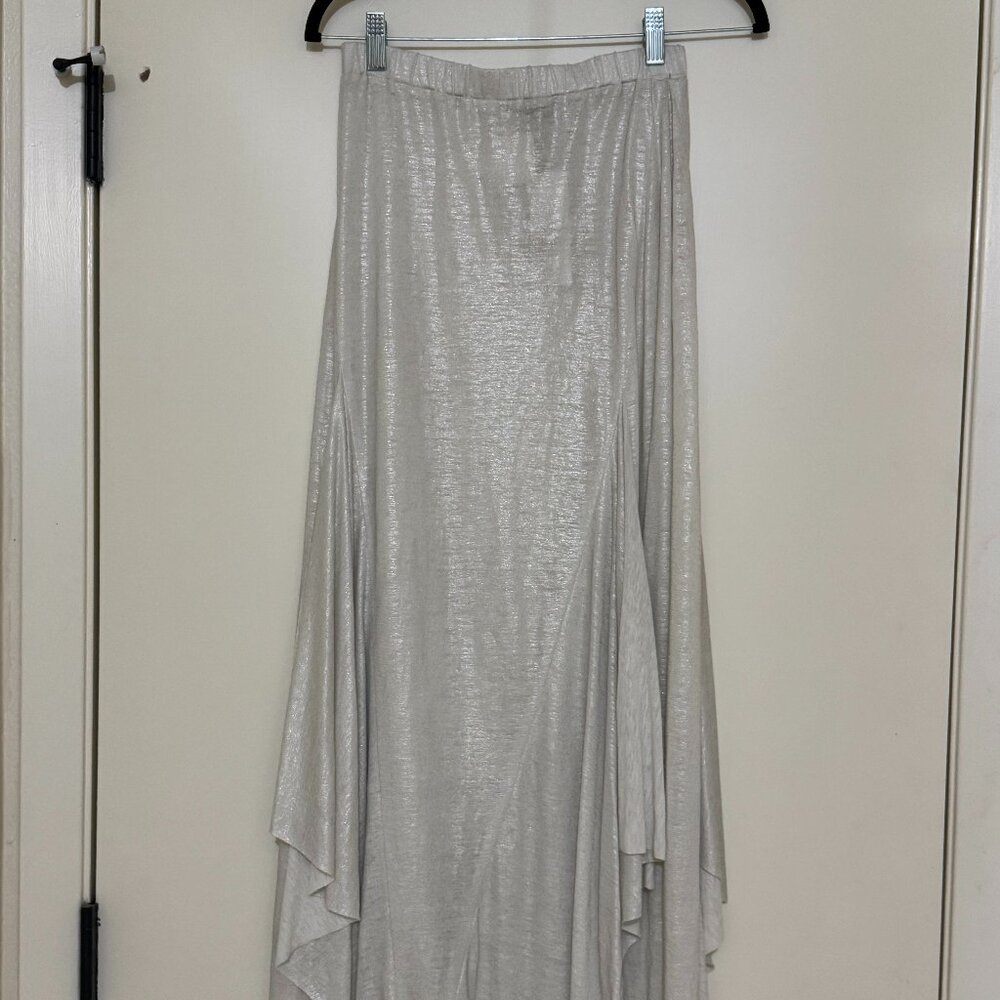 Yeohlee White Linen Skirt, Size 6